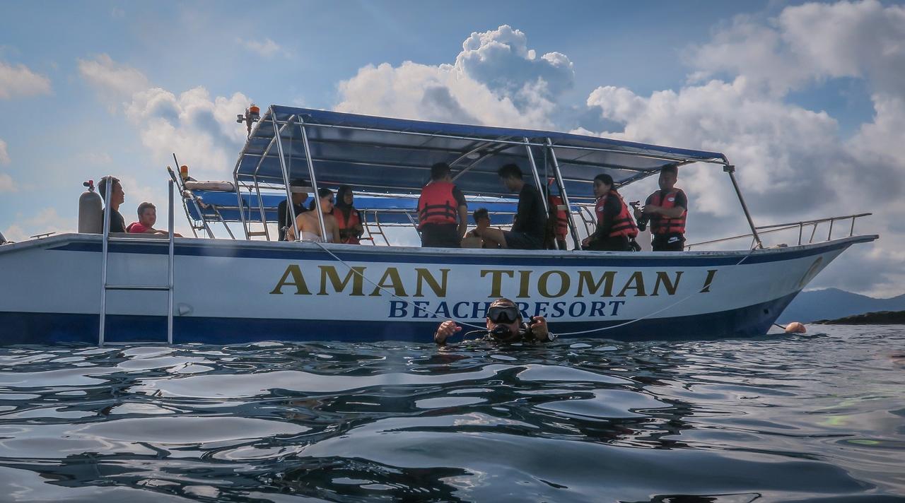 Aman Tioman Beach Resort Kampung Genting Eksteriør bilde